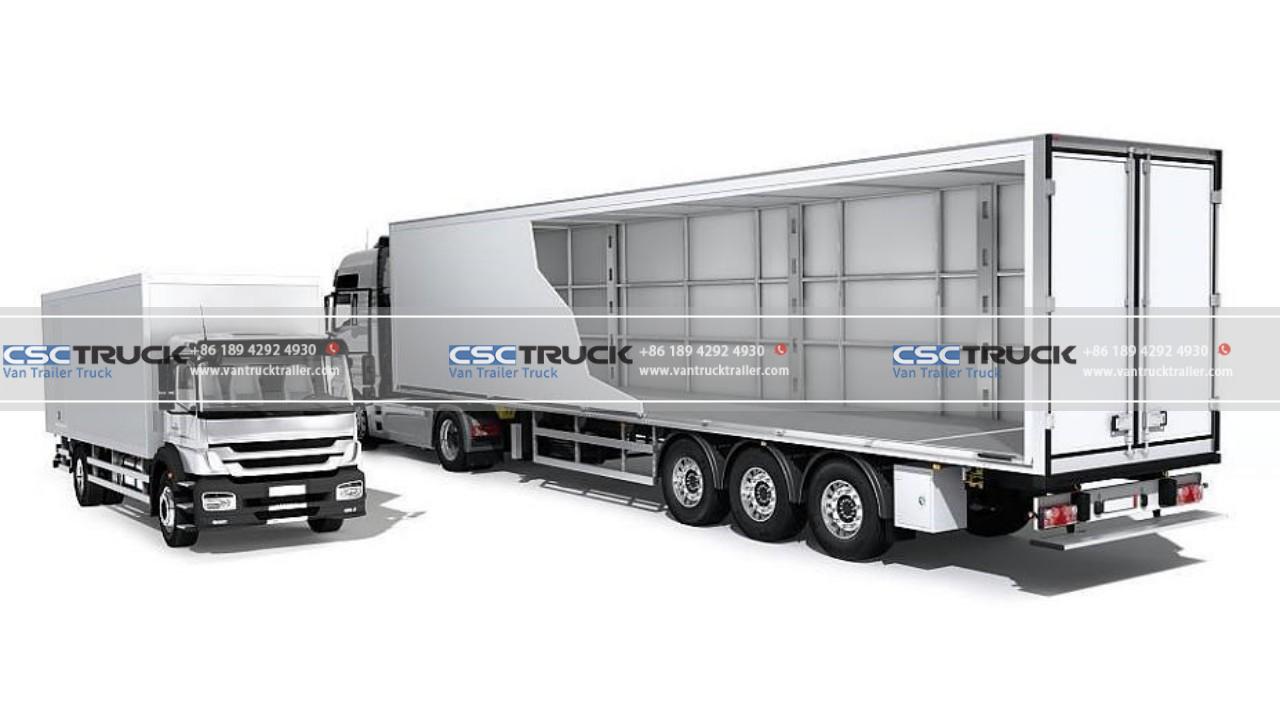 Van Truck VS Trailer Trucks