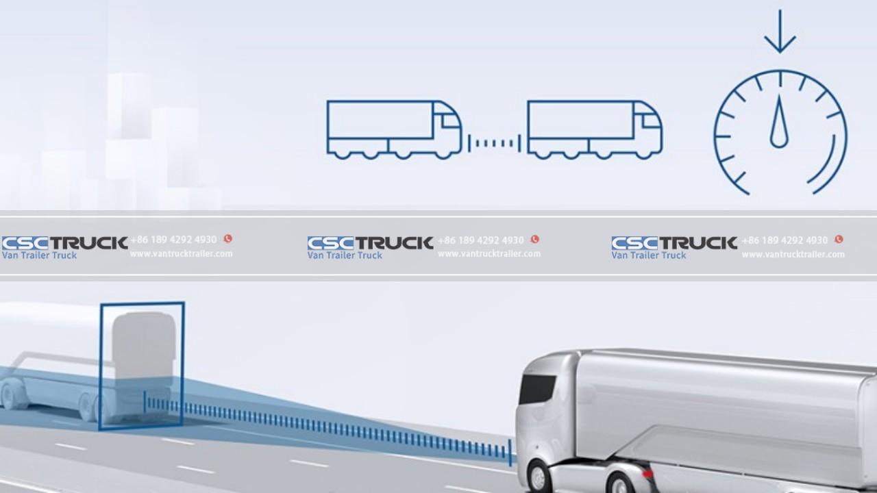 Van and trailer trucks Adaptive cruise control systems