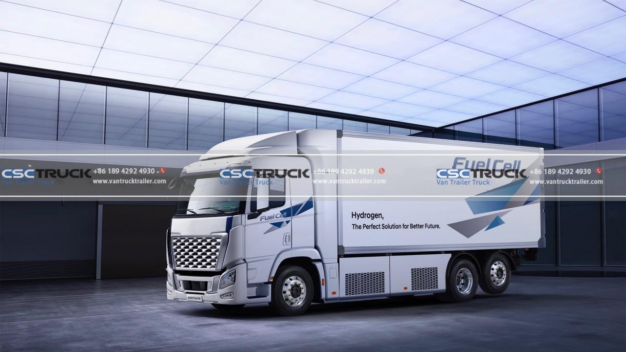 hydrogen fuel cells Van and Trailer Truck
