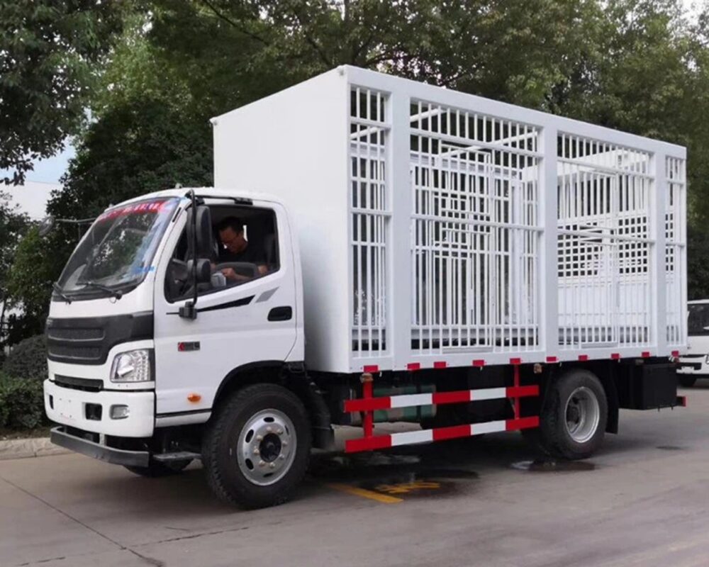 Caged Box Truck