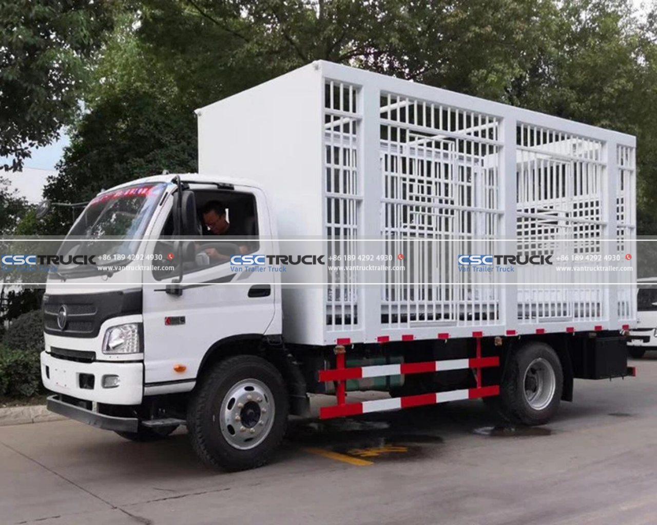 Caged box truck