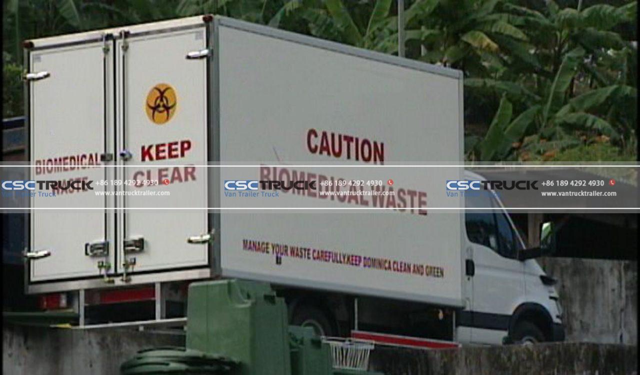 Medical waste truck