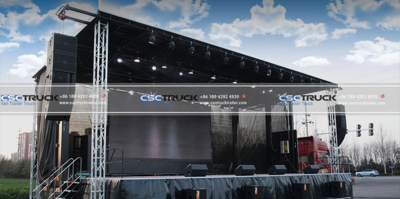 Mobile Stage Truck Setup