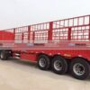 100 Ton Cattle Trailer Livestock Transportation Trailer Red