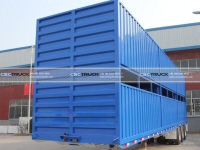 3 Axle Animal Transporter Fence Trailer