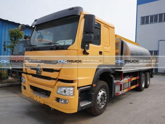 Asphalt Distributor Truck Arrives in Colombia, Enhancing Road Construction Capabilities