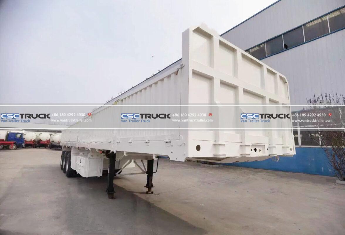 Drop Side Trailer Cargo Transportation