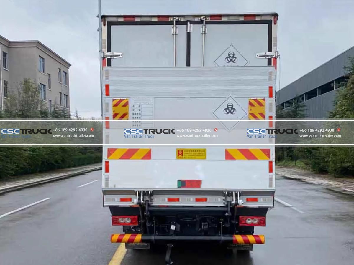 Foton 6 Meter Medical Waste Transfer Truck Back Foton 6 Meter Medical Waste Transfer Truck Back