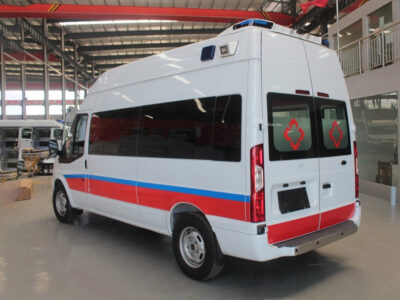 Ford First Aid Transport Ambulance Back