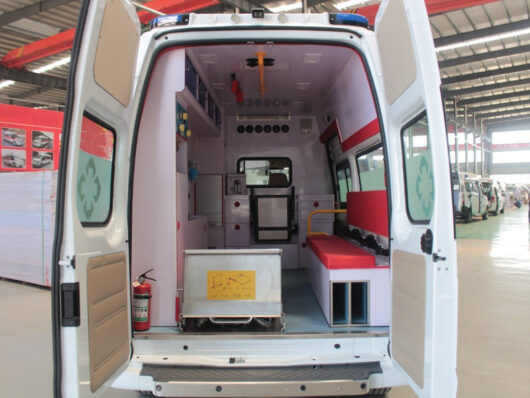 Ford First Aid Transport Ambulance Inside View