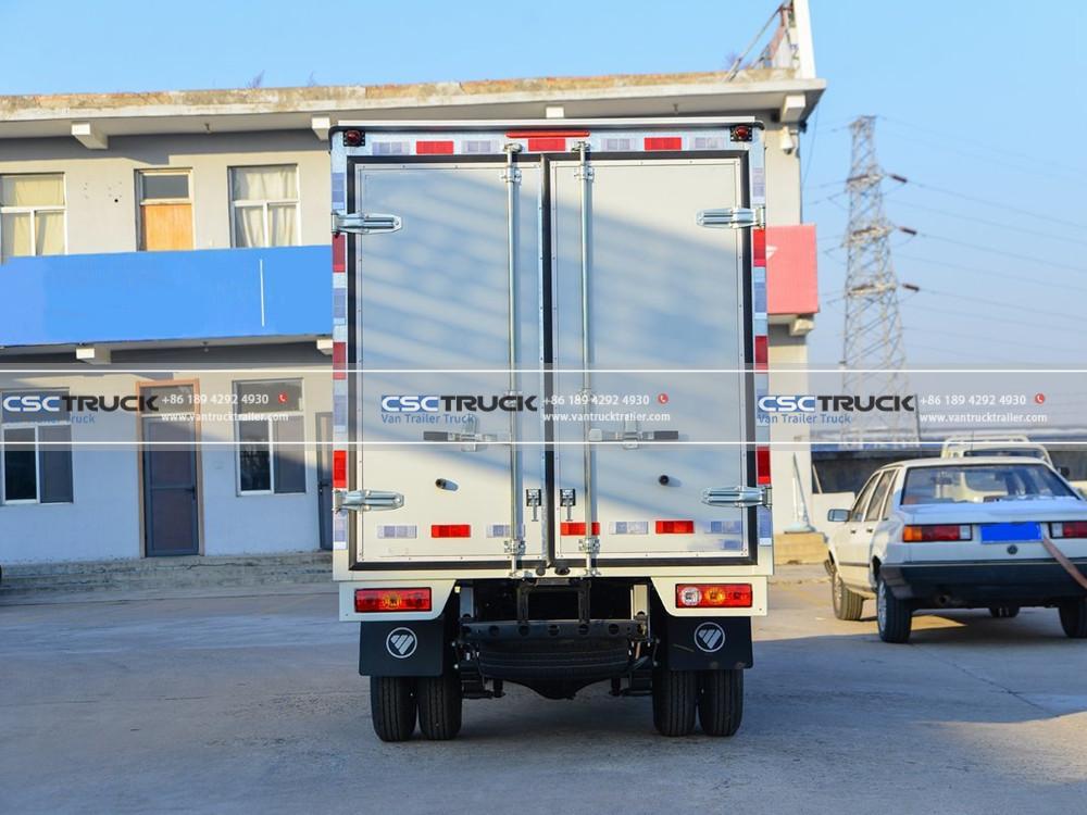 Foton 10 CBM Dry Van Cargo Truck Back