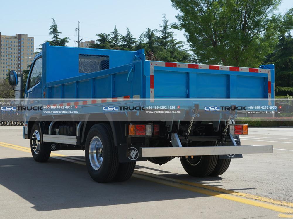 Foton 2 Ton Light Dump Truck Back View Foton 2 Ton Light Dump Truck Back View