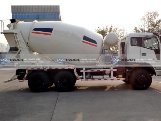 Foton 5 CBM Construction Mixer Truck Upper Body