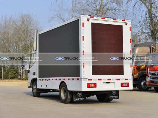 Foton 6 Meter Mobile LED Advertising Truck Back