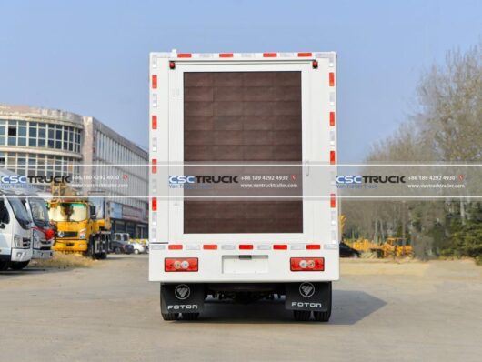 Foton 6 Meter Mobile LED Advertising Truck Back LED