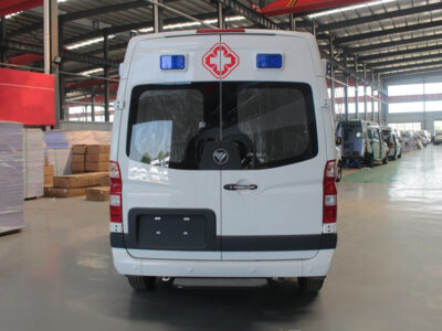 Foton Patient Rescue Van Ambulance Back