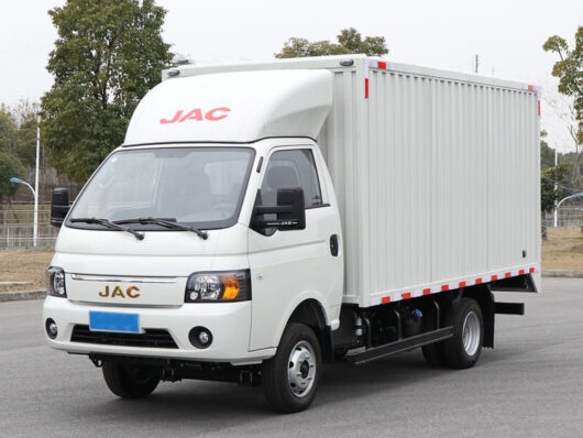 JAC 12 CBM Dry Van Cargo Truck Side