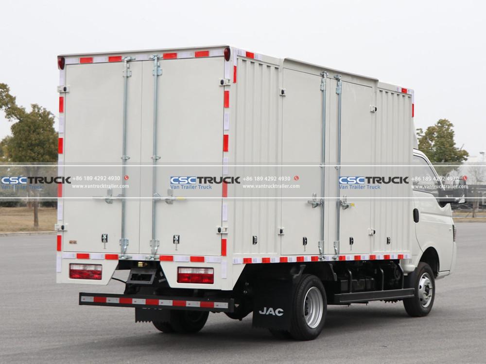 JAC 12 CBM Dry Van Cargo Truck Side View