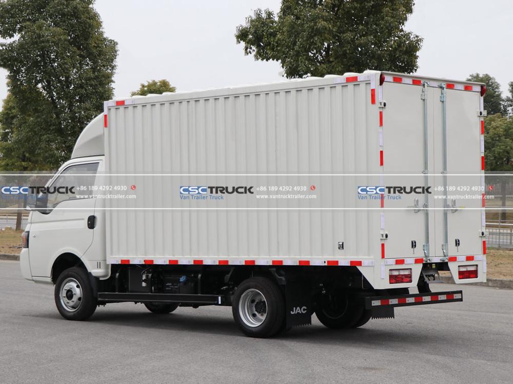 JAC 12 CBM Dry Van Cargo Truck Upper