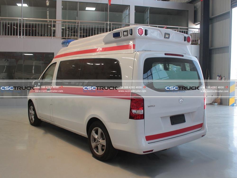 Mercedes Benz Patient Transport Medical Rescue Van Ambulance Back