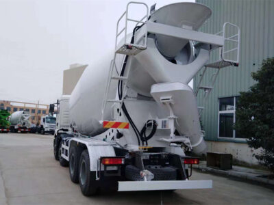 Shacman 8 CBM Concrete Transport Truck Back Side