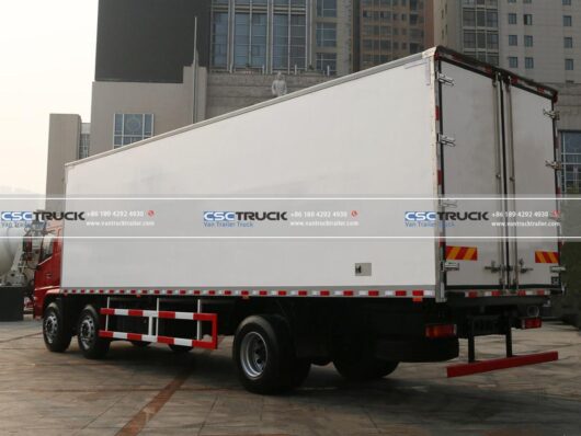 Shacman 9 Meter Refrigerated Truck Back