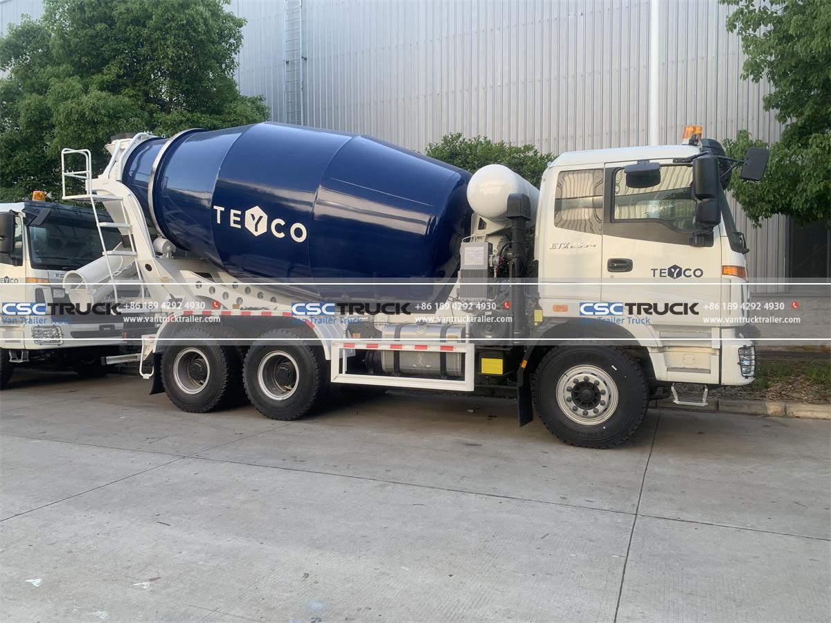 FOTON 10.3 Meter Mixer Truck Left FOTON 10.3 Meter Mixer Truck Left