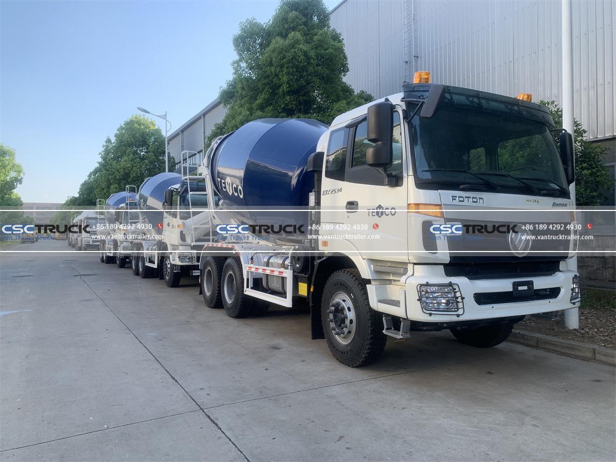 FOTON 10.3 Meter Mixer Truck Side FOTON 10.3 Meter Mixer Truck Side