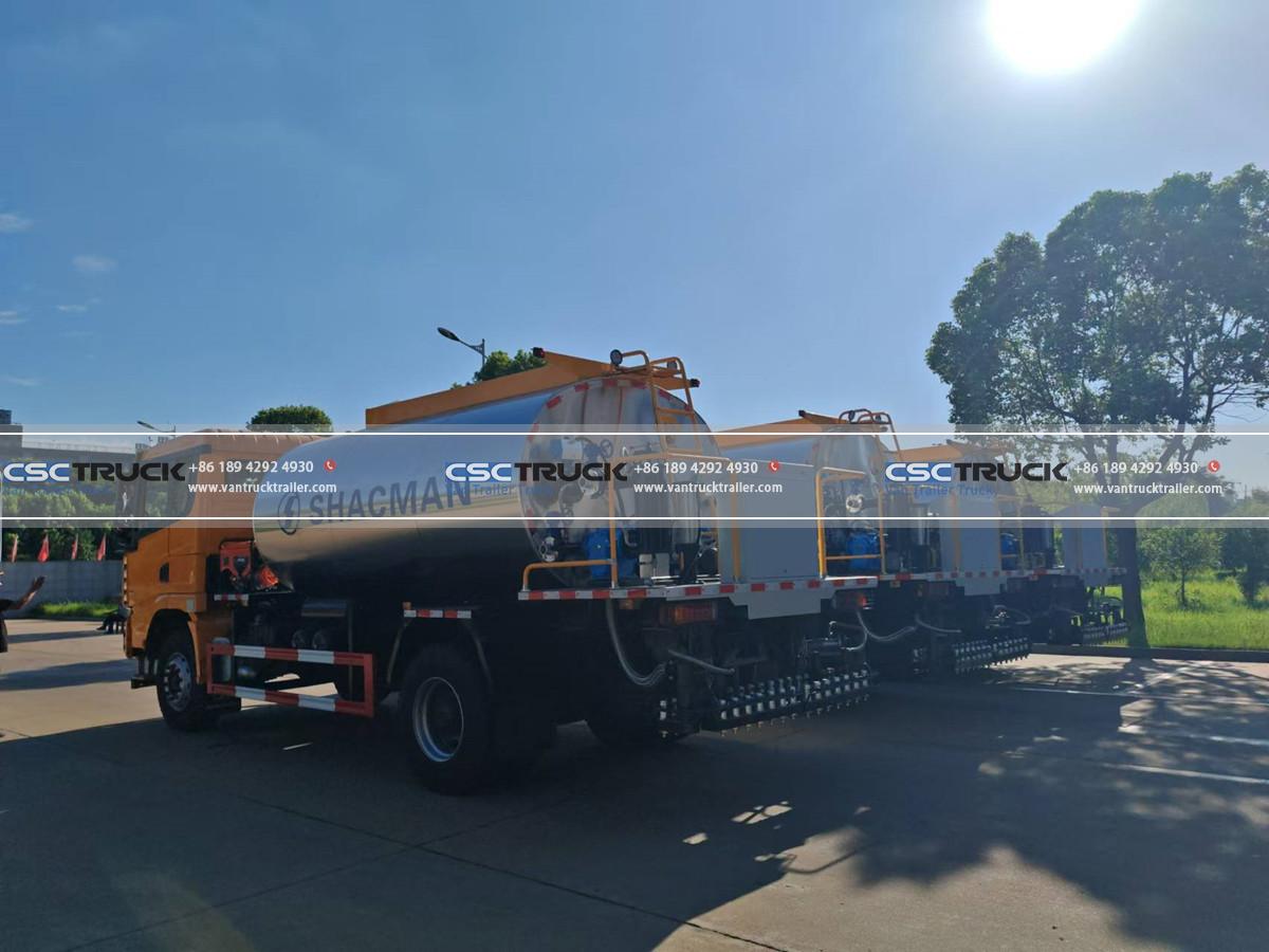 SHACMAN 10.3 Meter Bitumen Sprayer Truck Back Side SHACMAN 10.3 Meter Bitumen Sprayer Truck Back Side