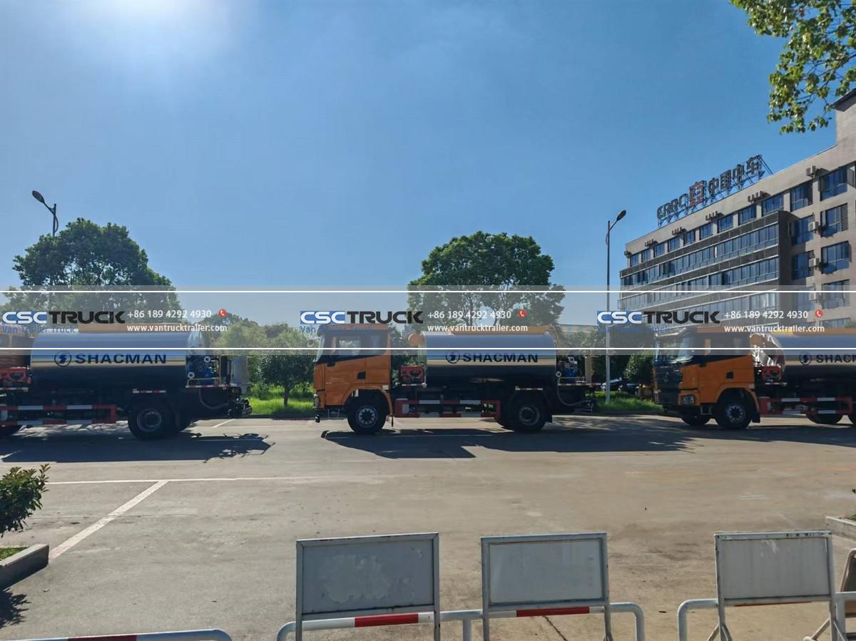 SHACMAN 10.3 Meter Bitumen Sprayer Truck Line SHACMAN 10.3 Meter Bitumen Sprayer Truck Line