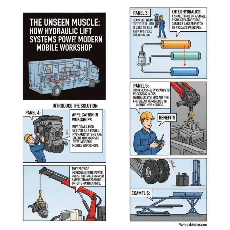 Why Are Hydraulic Lift Systems Key in Mobile Workshops
