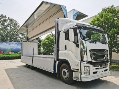 Wing body truck