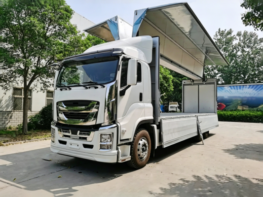 Wing body truck