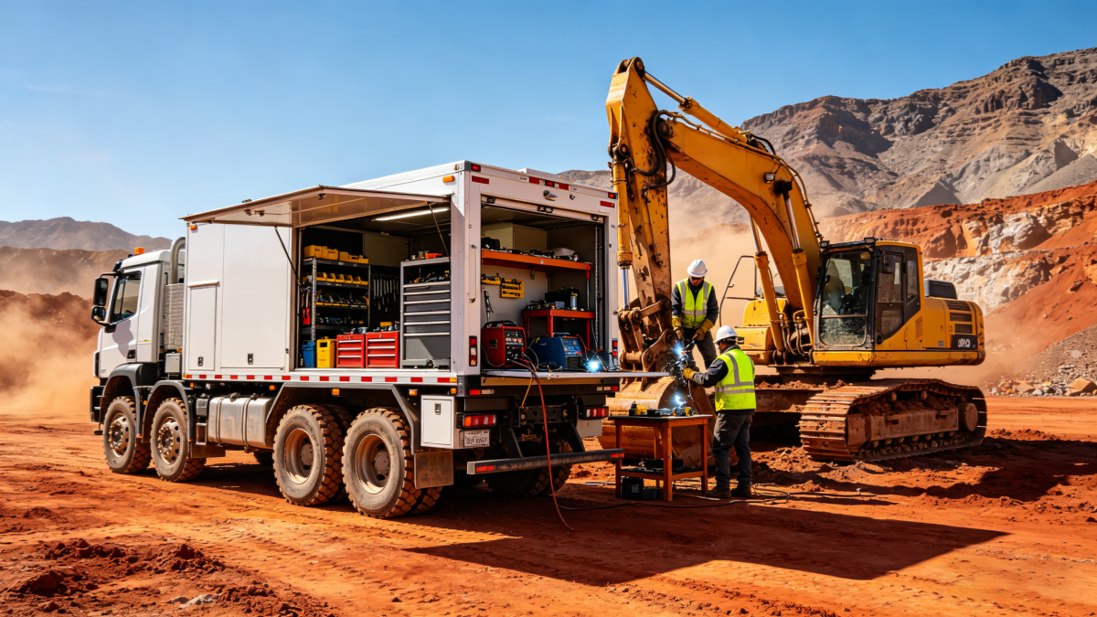 mobile workshop truck