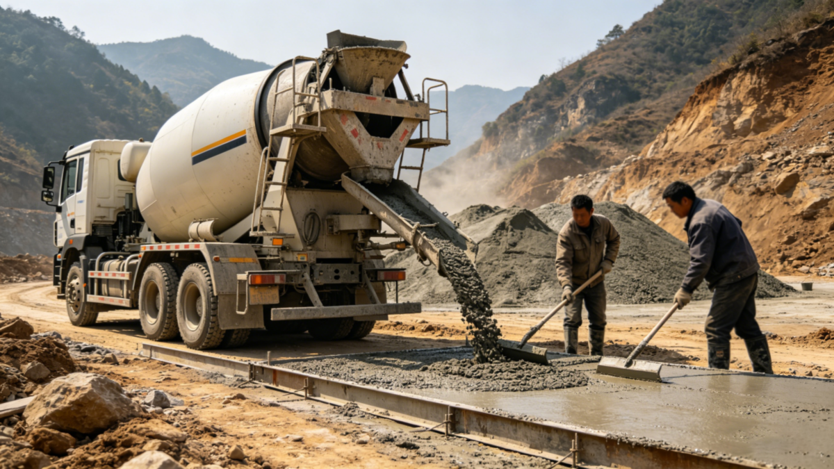 mixer truck