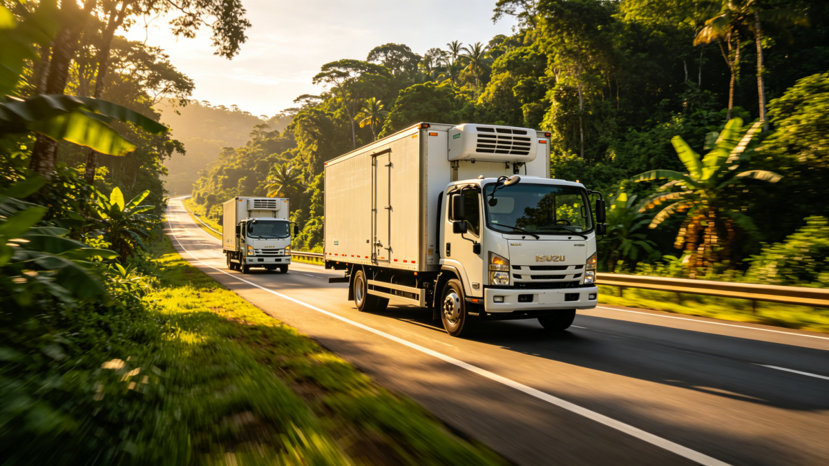 refrigerated truck