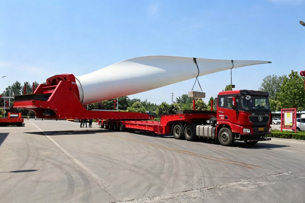 low bed trailer