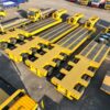 3-Axle 60T Hydraulic Gooseneck Detachable Lowbed Trailer