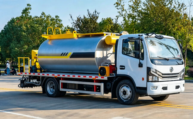asphalt distributor truck