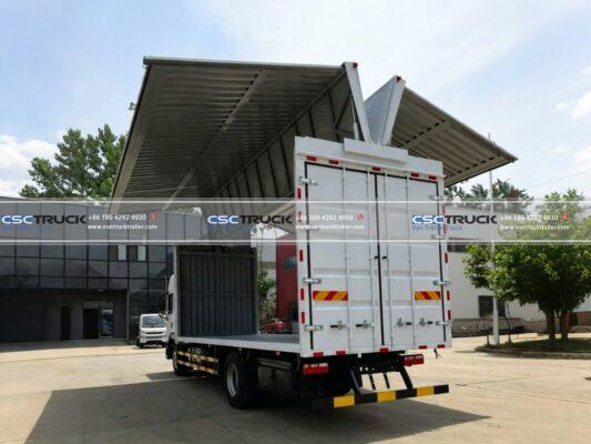 Wing Body Truck Delivered to Uganda for Retail Store Replenishment